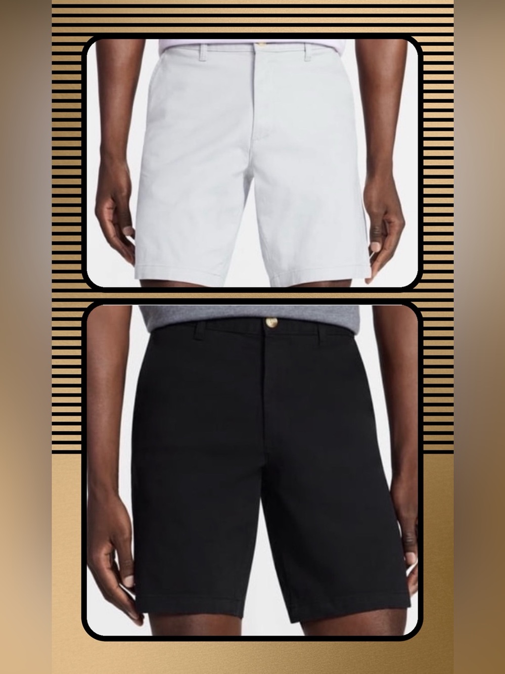 Flat-Front Short Set